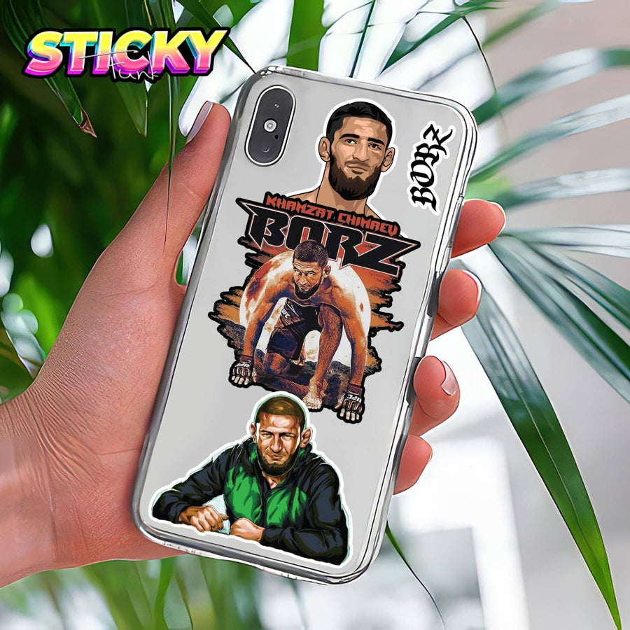 KHAMZAT CHIMAEV MINI STICKERS SHEET