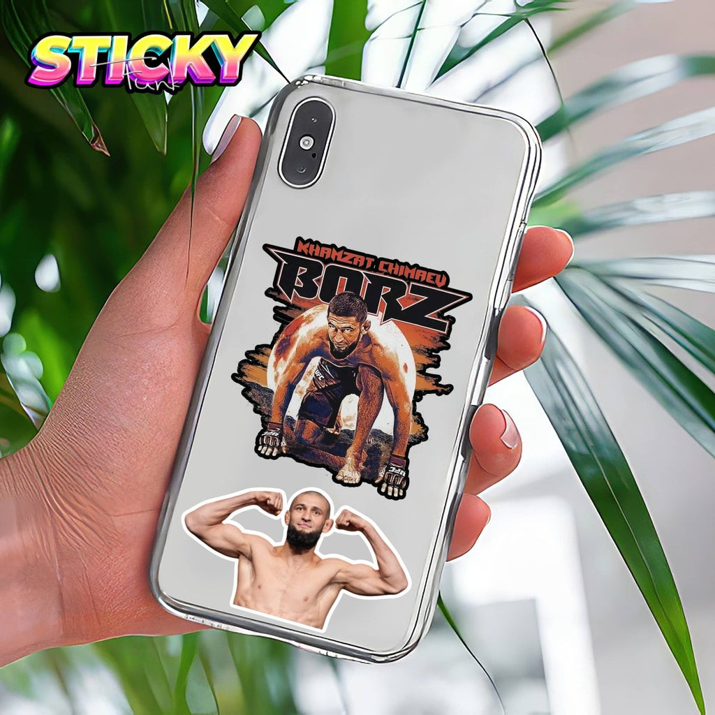 KHAMZAT CHIMAEV MINI STICKERS SHEET - stickyfunk premium stickers