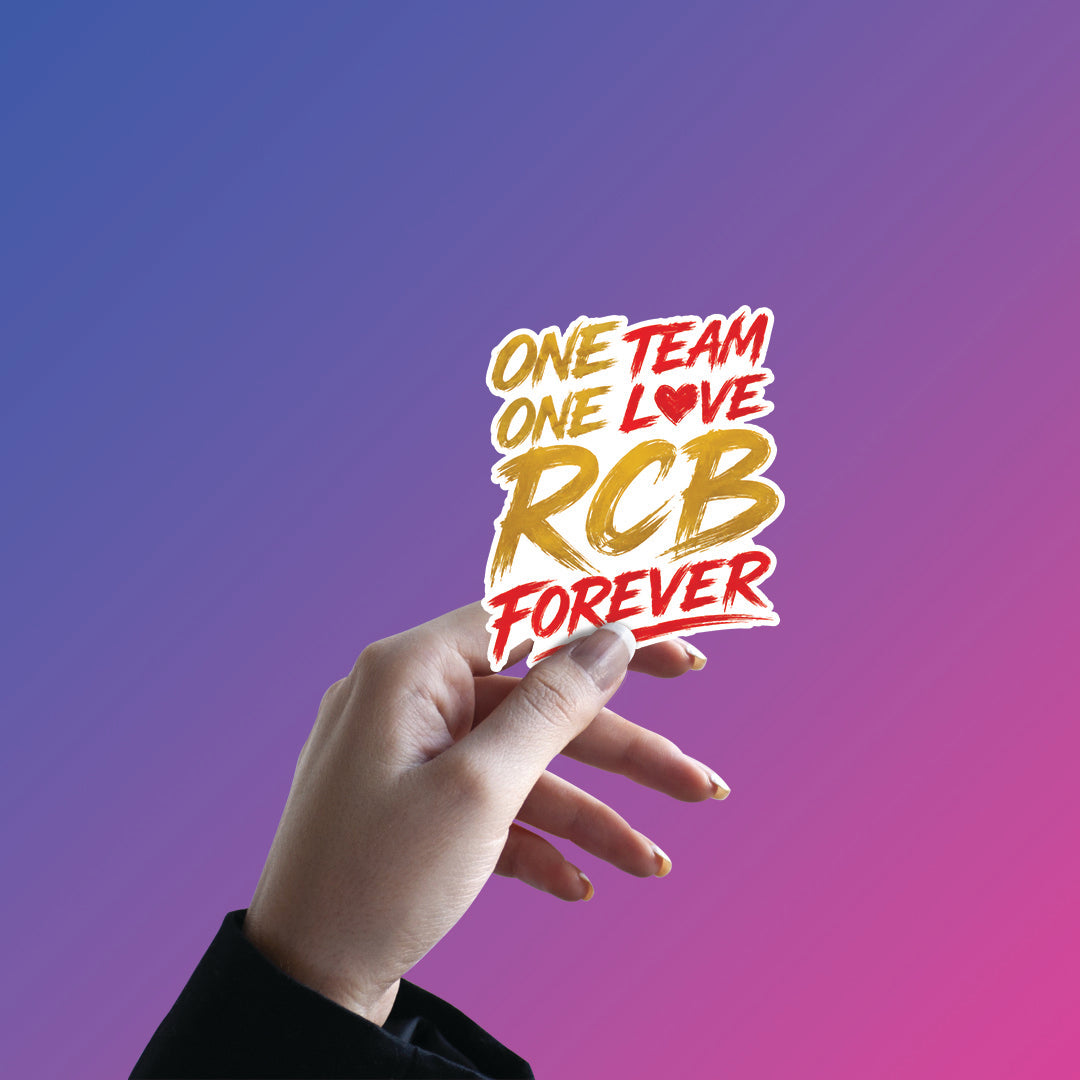 RCB Forever Loyalty Sticker