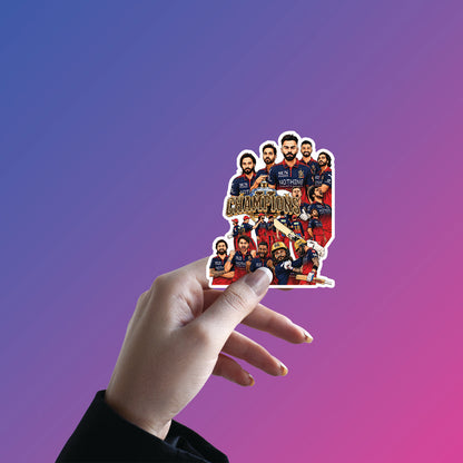 Champions Together – RCB Sticker