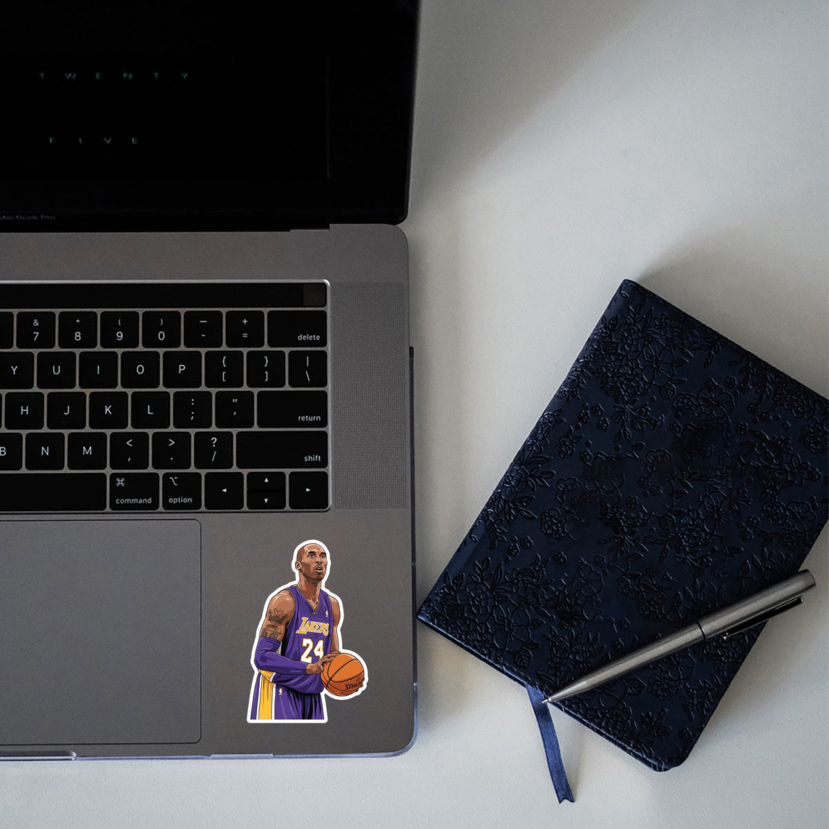 KOBE BRYANT - PURPLE MAMBA FOCUS STICKER