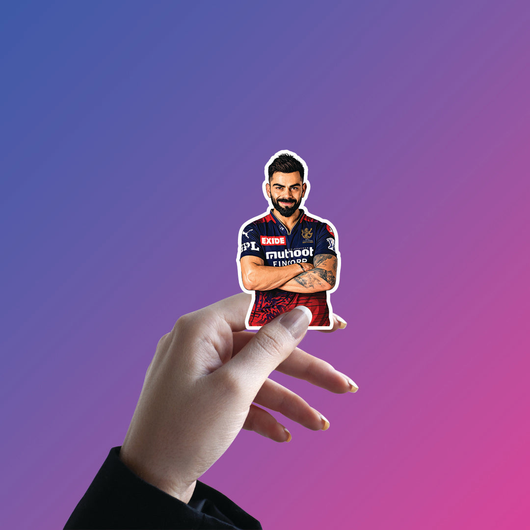 RCB Captain Aura – Virat Kohli Sticker