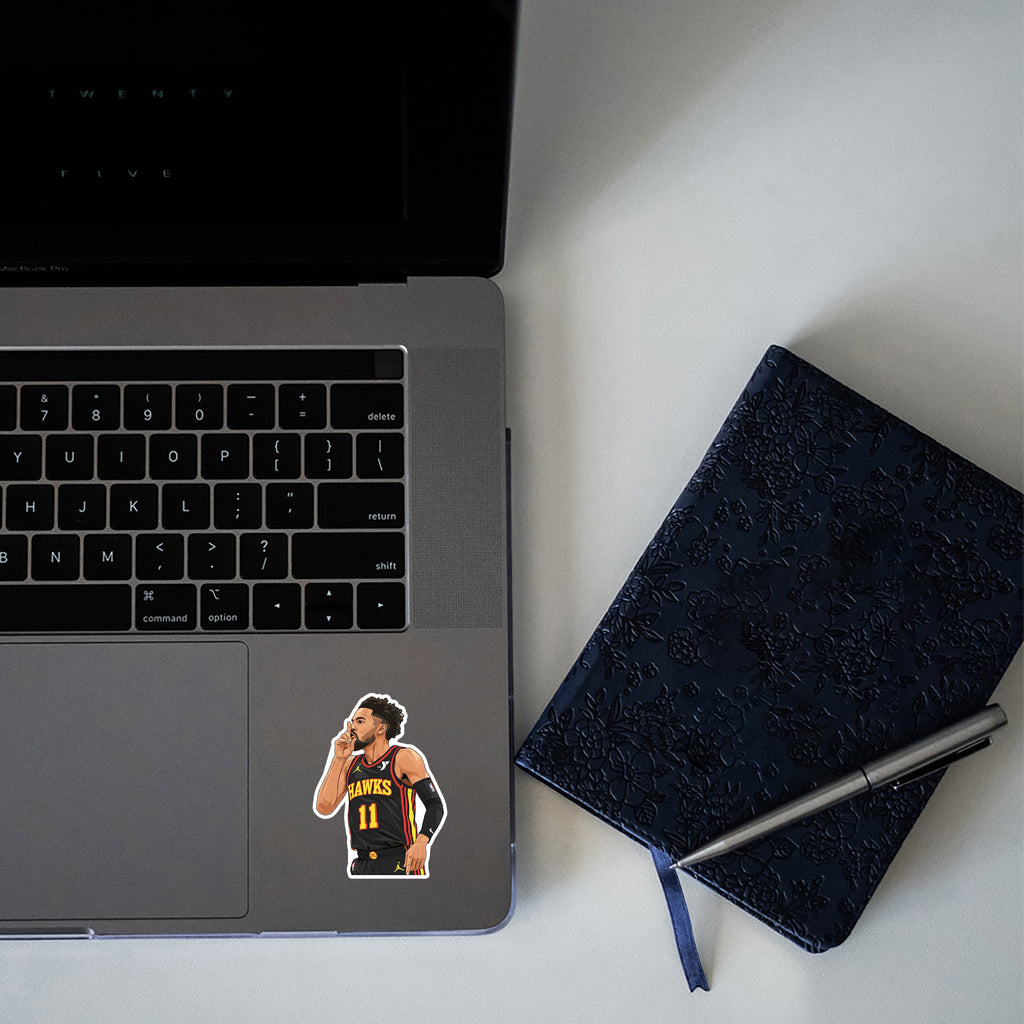 TRAE YOUNG - SILENCE THE GARDEN STICKER