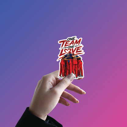 One Team One Love – RCB Sticker