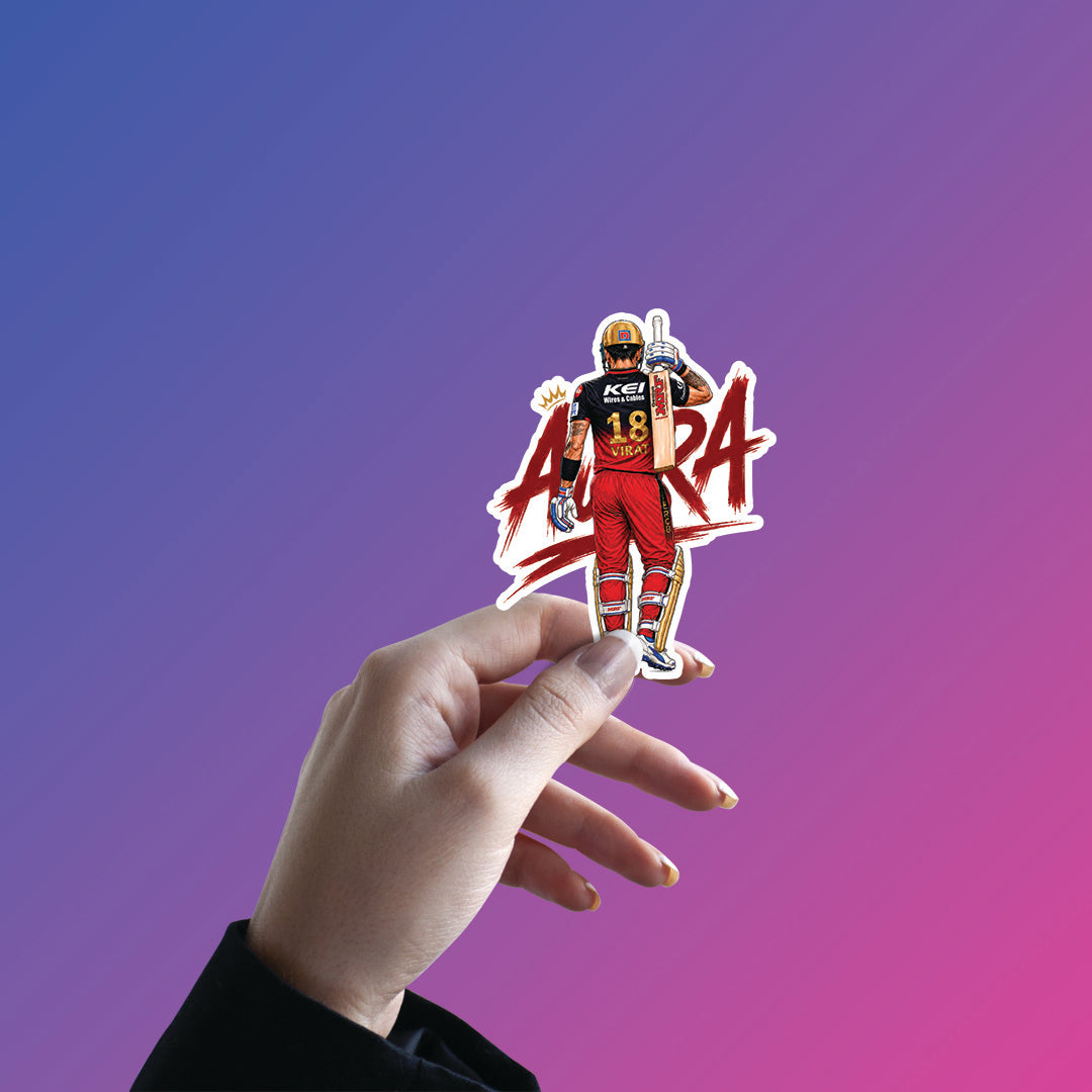 Aura 18 Legacy – Virat Kohli Sticker
