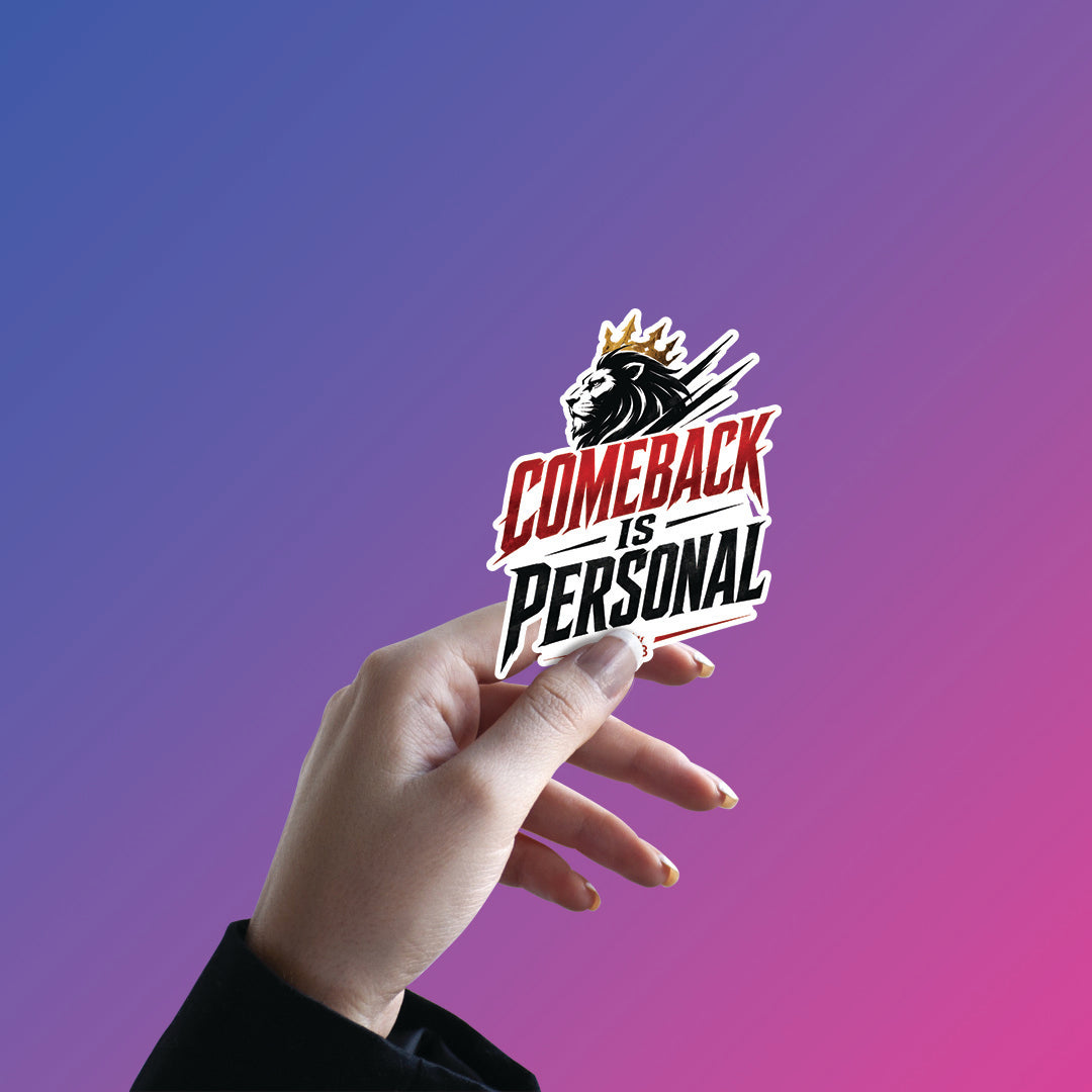 Lionhearted Comeback – RCB Sticker