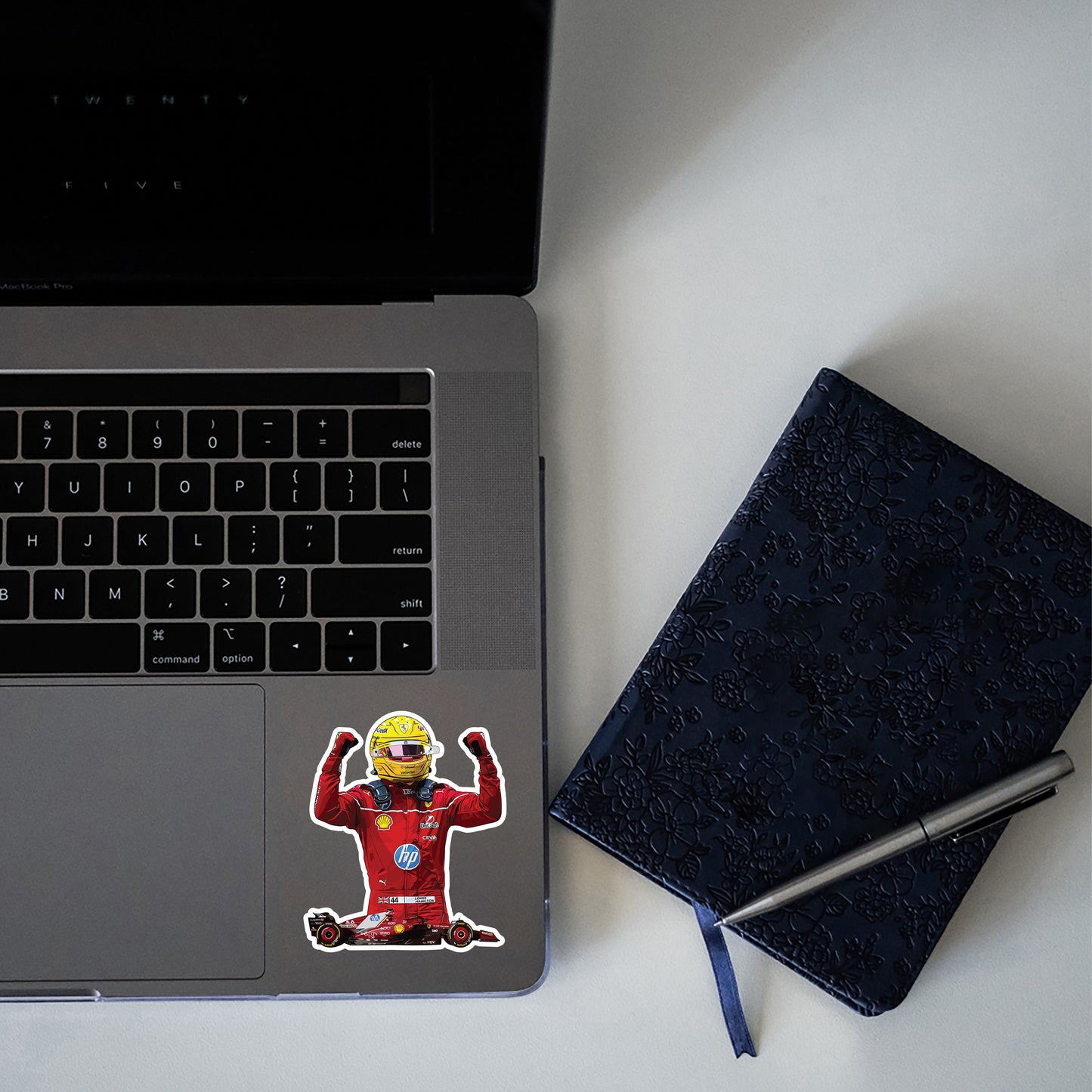 LEWIS HAMILTON - FERRARI ERA BEGINS STICKER