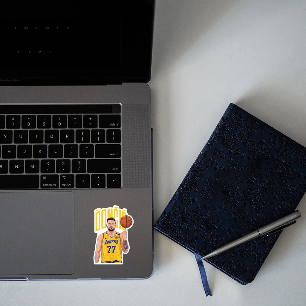 LUKA DONCIC - GOLDEN MAGIC TRICK STICKER