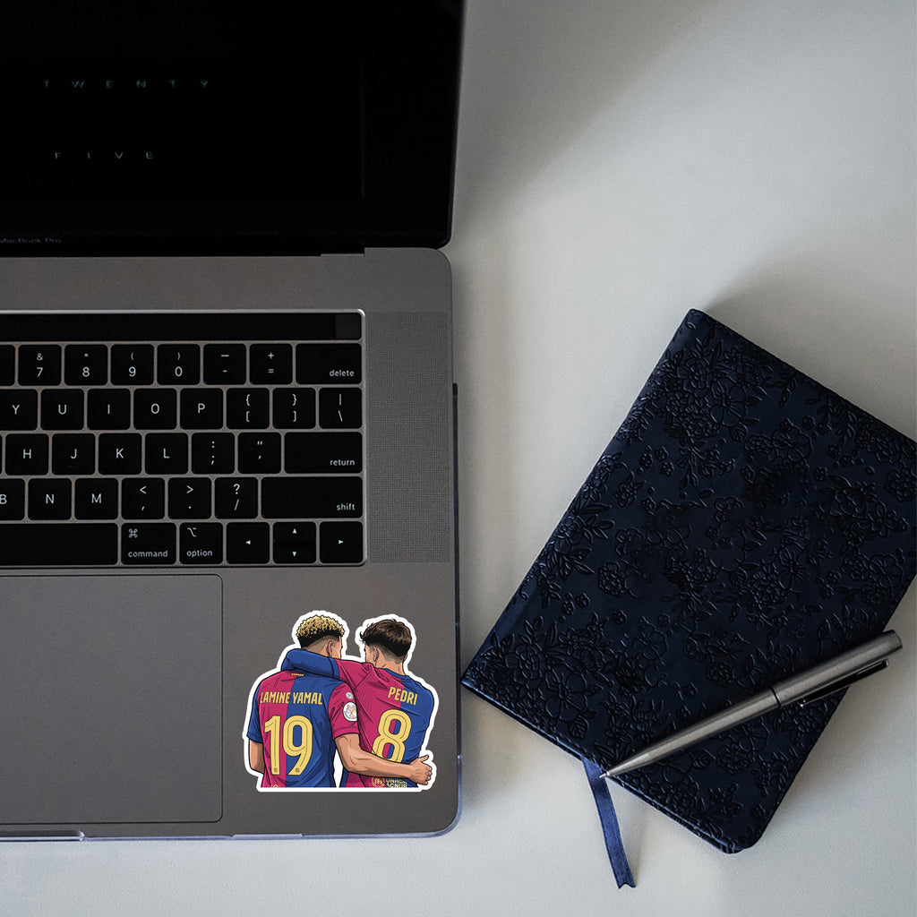 PEDRI & LAMINE YAMAL - BLAUGRANA WONDERKIDS STICKER