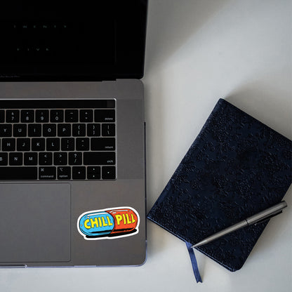 CHILL PILL LO, BAKLOL MAT BANO STICKER