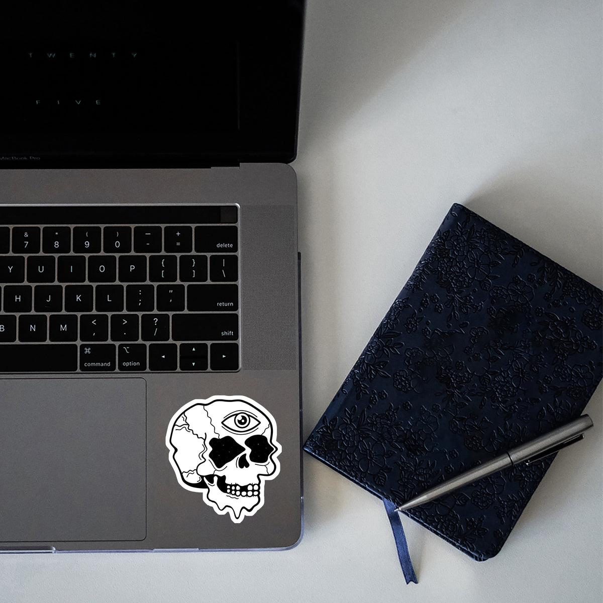 COSMIC SKULL VISION STICKER