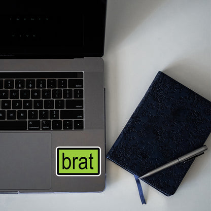 BRAT - NOT SORRY STICKER