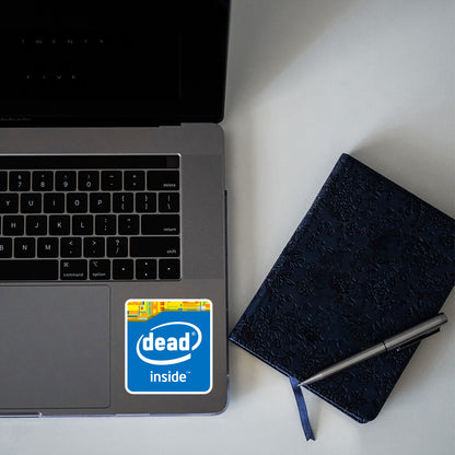 DEAD INSIDE, BHAI LIFE HAI THODI TECHIE STICKER