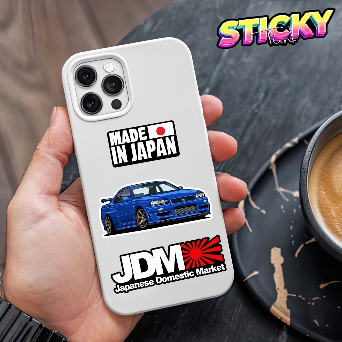 JDM MINI STICKERS SHEET - stickyfunk premium stickers