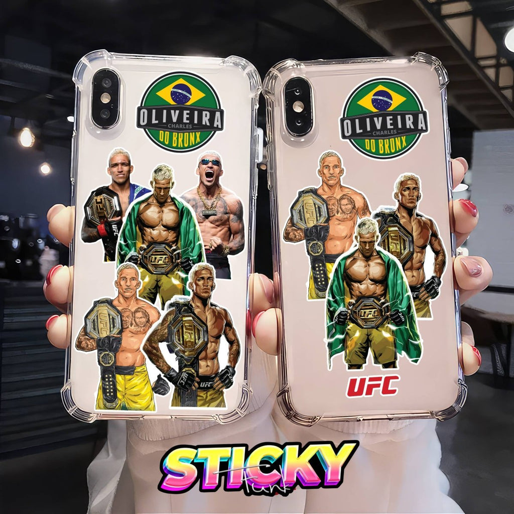 CHARLES OLIVEIRA MINI STICKERS SHEET - stickyfunk premium stickers