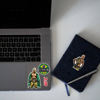 CHARLES OLIVEIRA MINI STICKERS SHEET - stickyfunk premium stickers