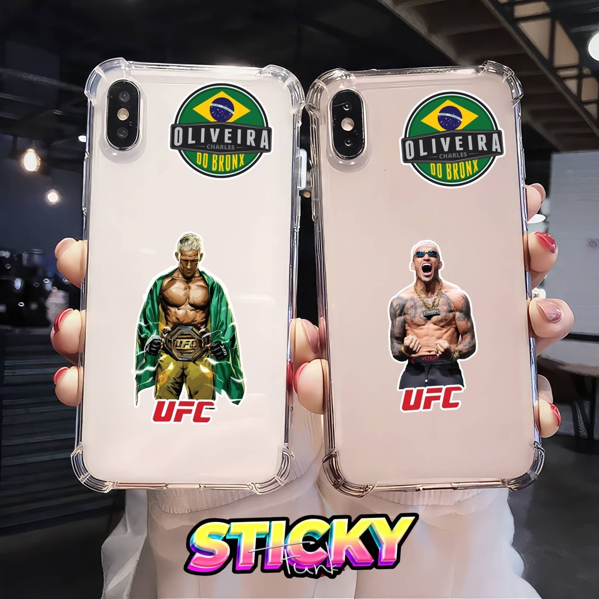 CHARLES OLIVEIRA MINI STICKERS SHEET