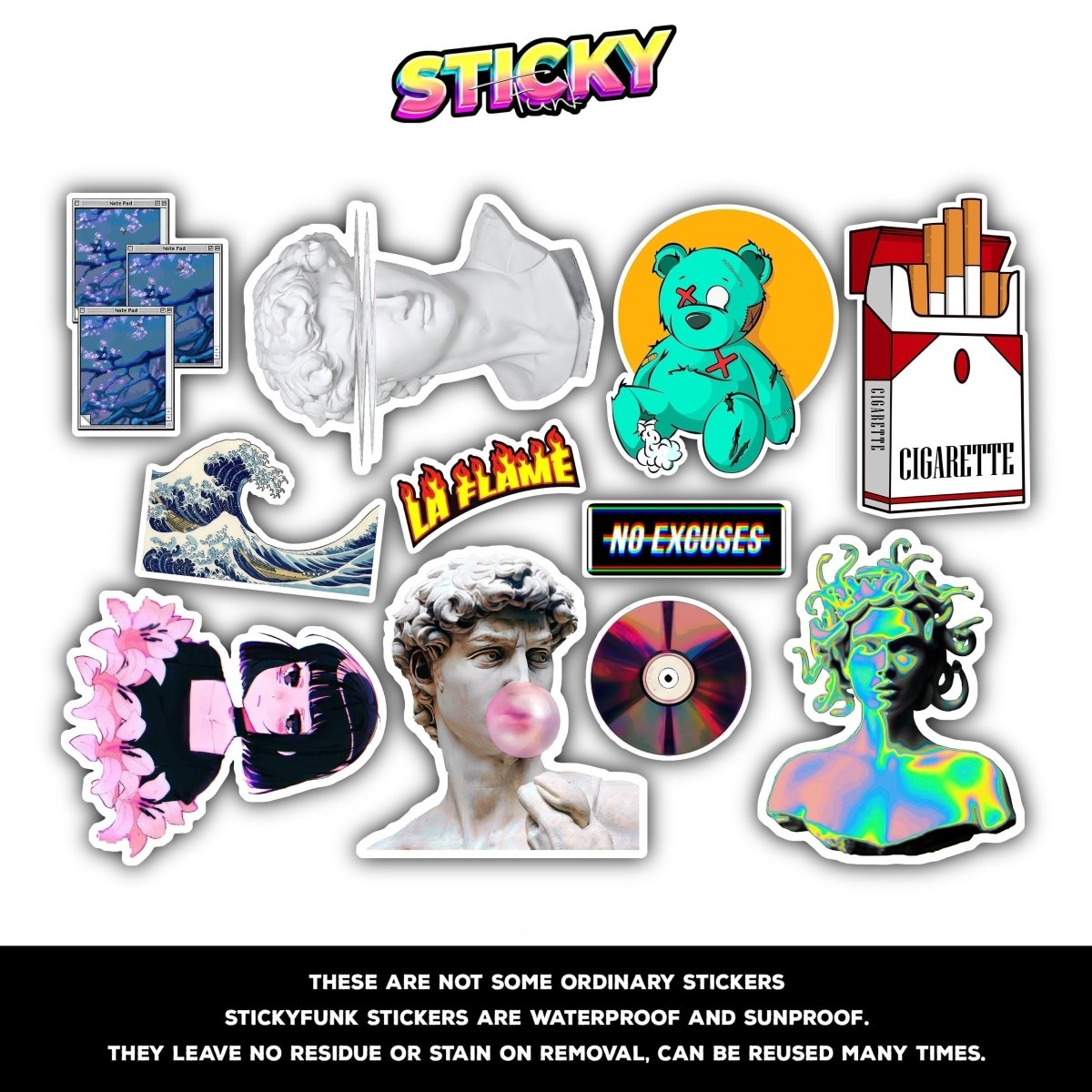 Funky Sticker Collection - 2