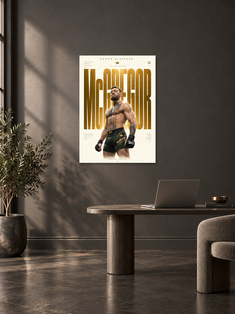 Conor McGregor UFC Wall Poster – Ireland Forever
