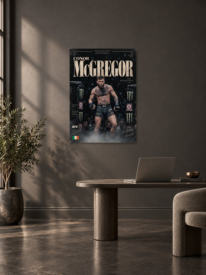 Conor McGregor UFC Wall Poster – Notorious Forever 01