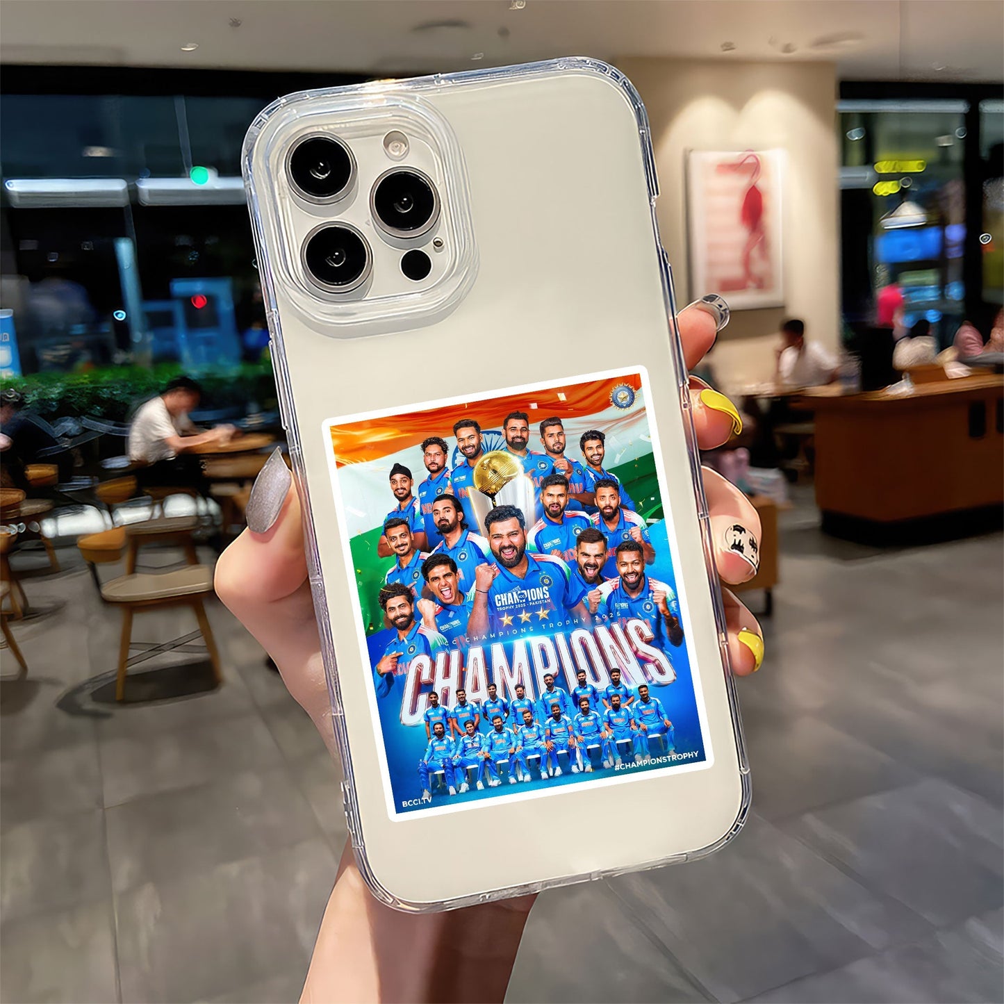TEAM INDIA - WORLDCUP EDITION - CHAMPION STICKER