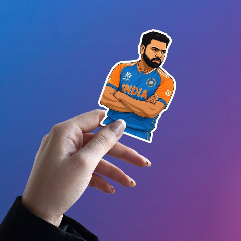 ROHIT SHARMA - WORLDCUP EDITION - 5 - stickyfunk premium stickers
