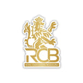 RCB LOGO STICKER - stickyfunk premium stickers