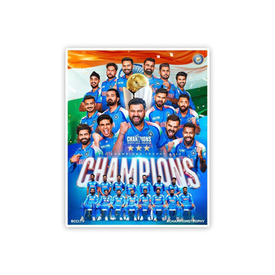 TEAM INDIA - WORLDCUP EDITION - CHAMPION STICKER