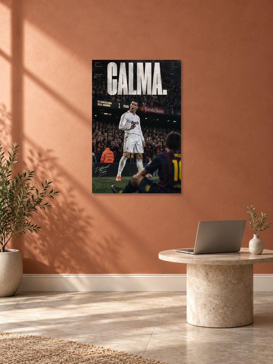 Cristiano Ronaldo wall poster 010 mockup by Stickyfunk