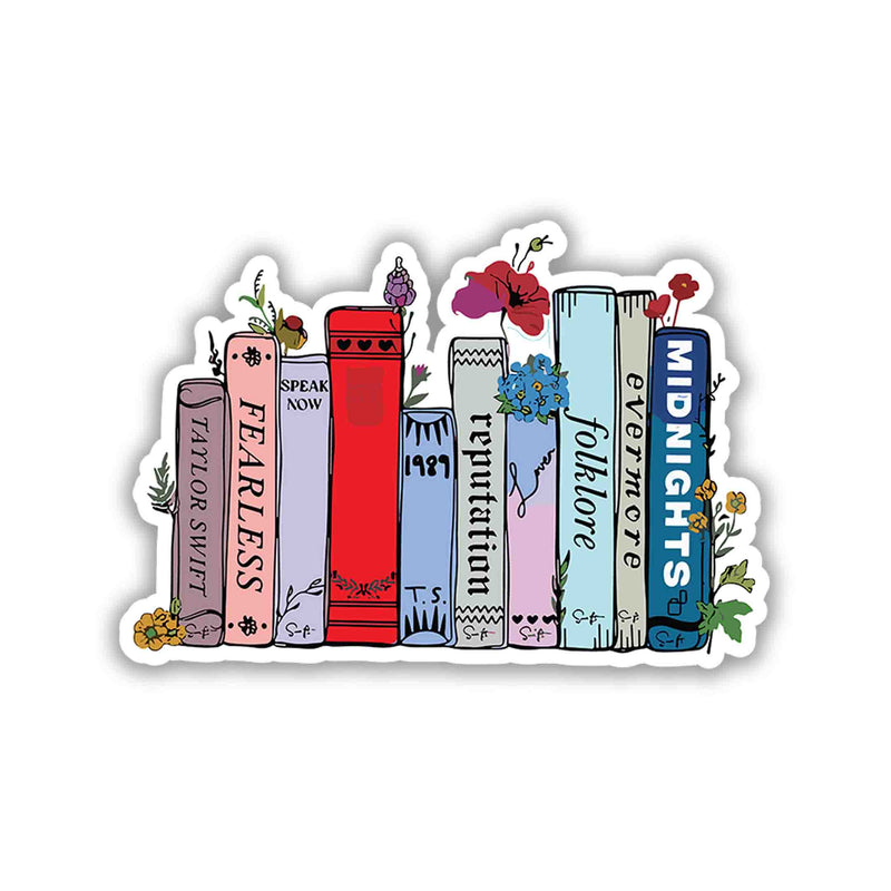 Album Spine Bookshelf – Taylor Swift Sticker