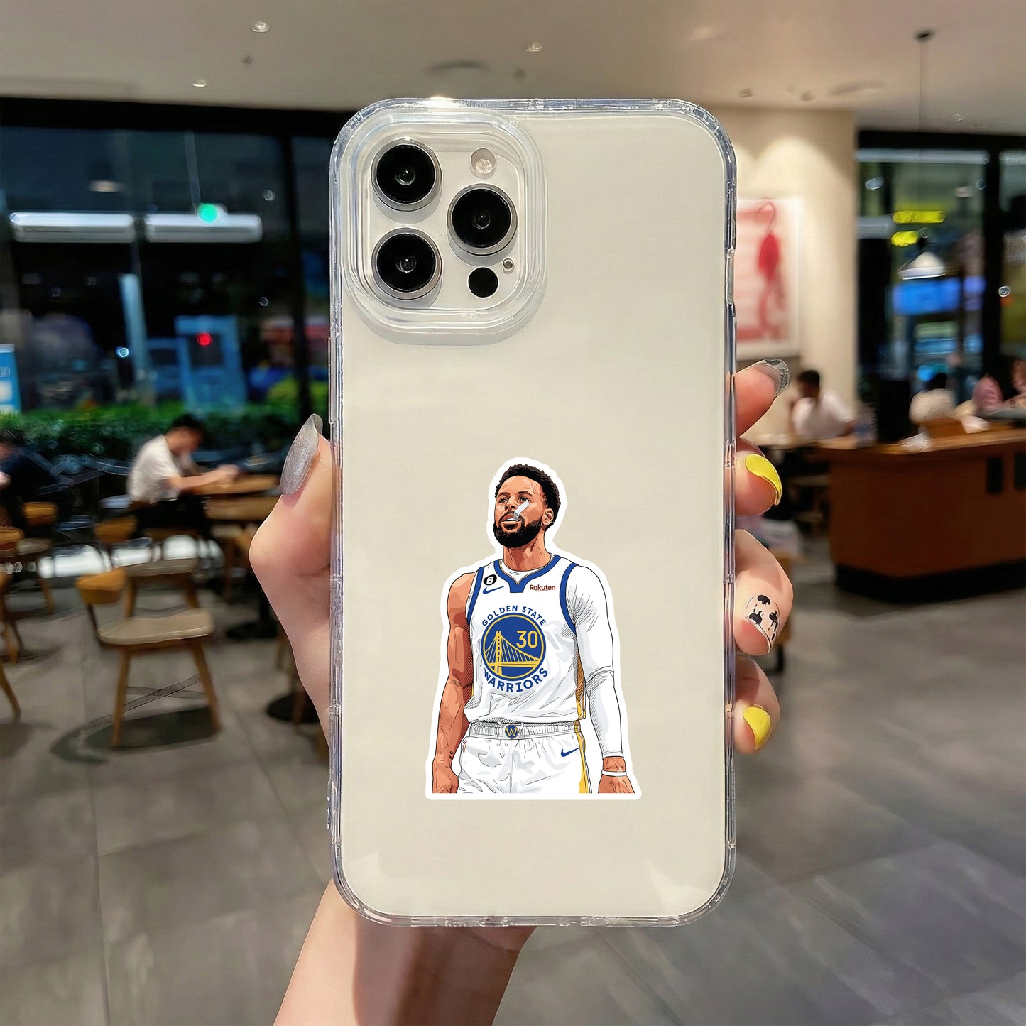 STEPHEN CURRY - WARRIOR FOCUS STICKER