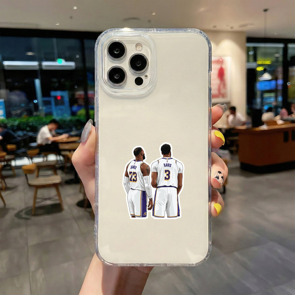 LEBRON & AD - THE BROW AND THE KING STICKER