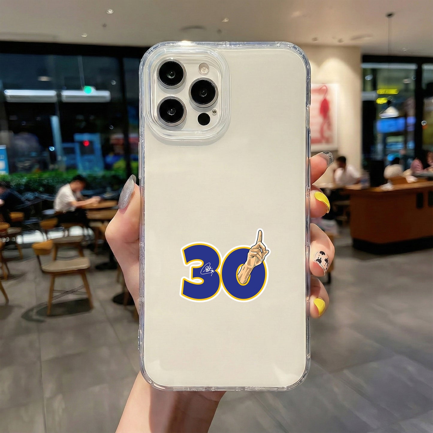 STEPHEN CURRY - 30 BRAND SIGN STICKER