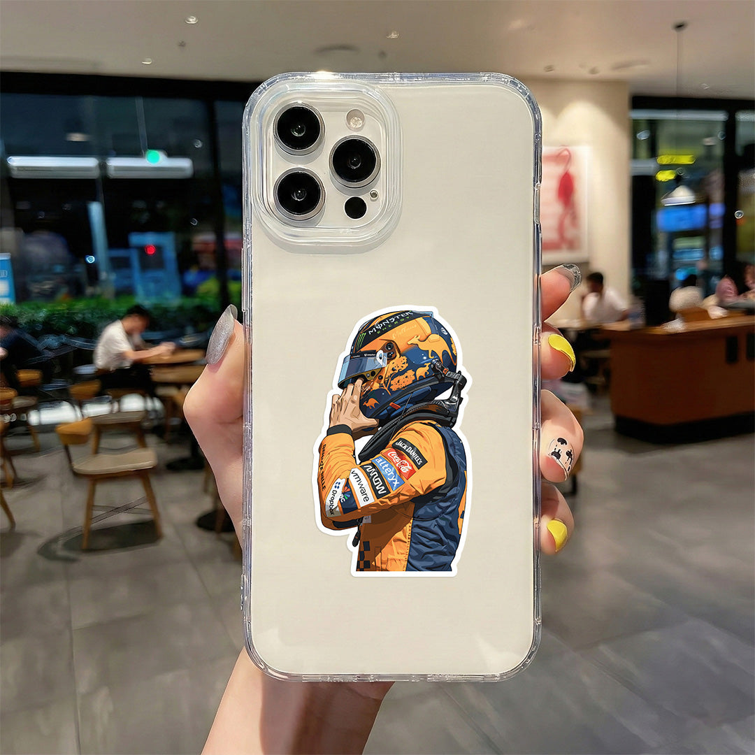 OSCAR PIASTRI - VISOR DOWN MENTALITY STICKER