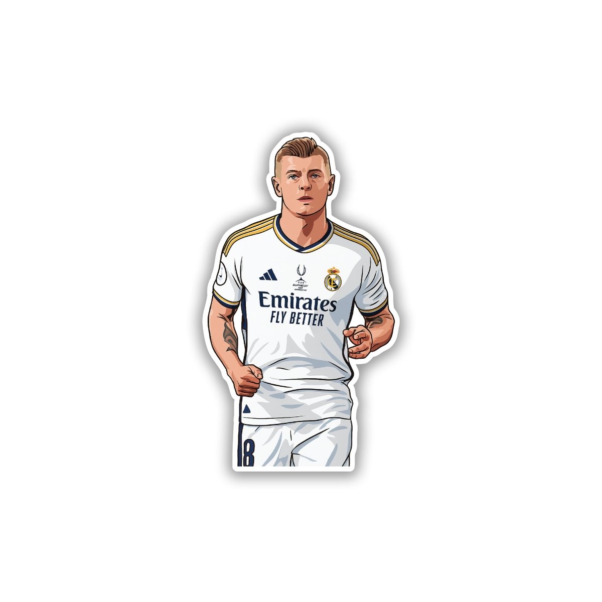 MAESTRO KROOS - THE ARCHITECT - stickyfunk premium stickers