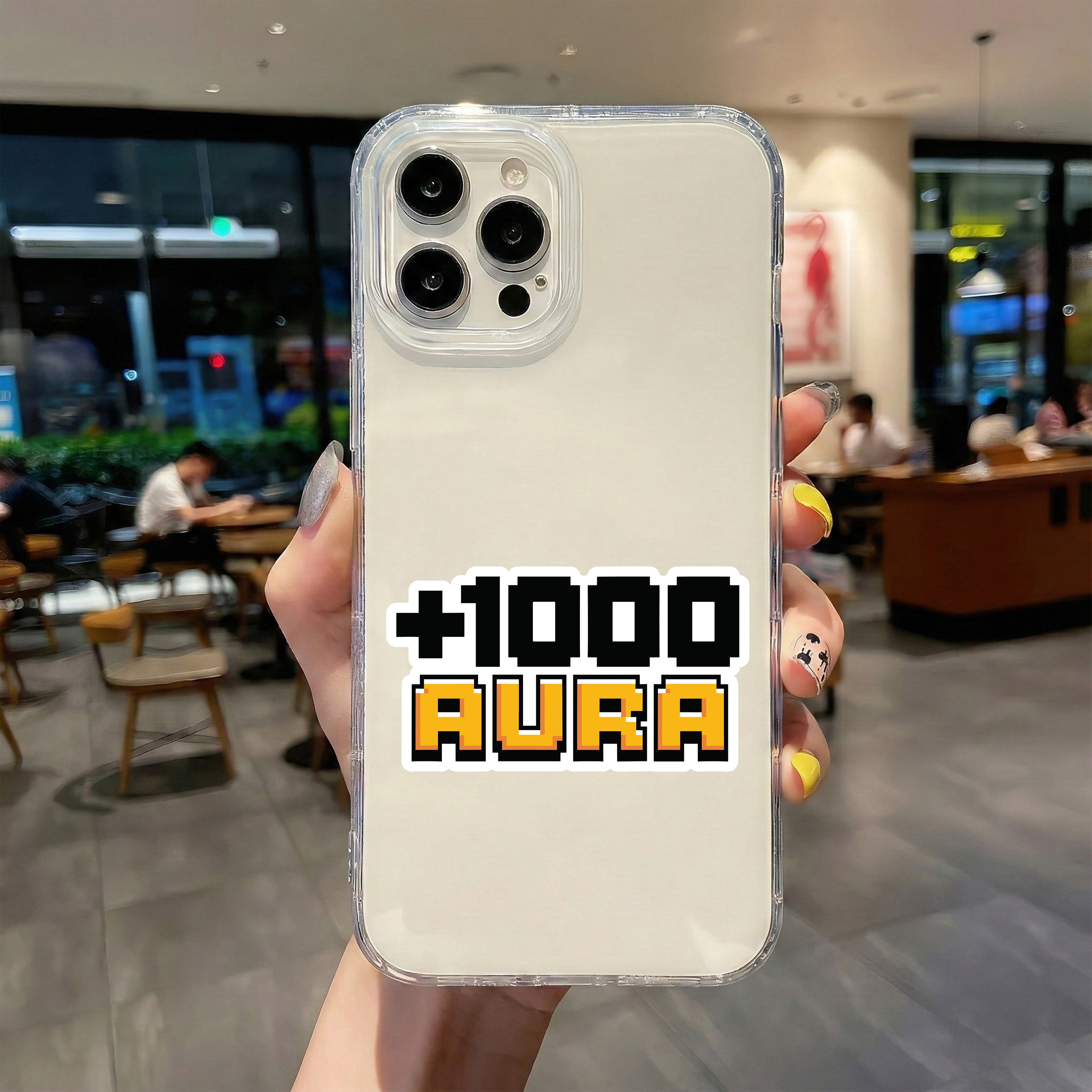 100% DONE & PIXELATED STICKER