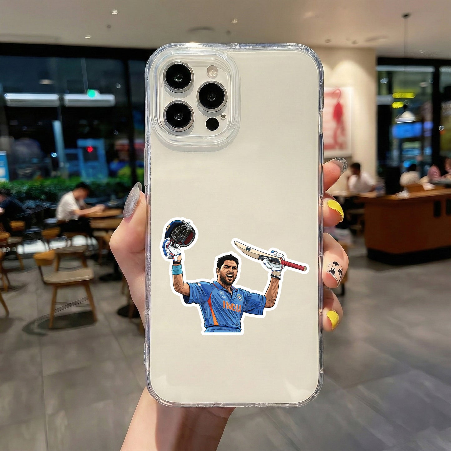 YUVRAJ SINGH - PUNJAB POWER SCREAM STICKER