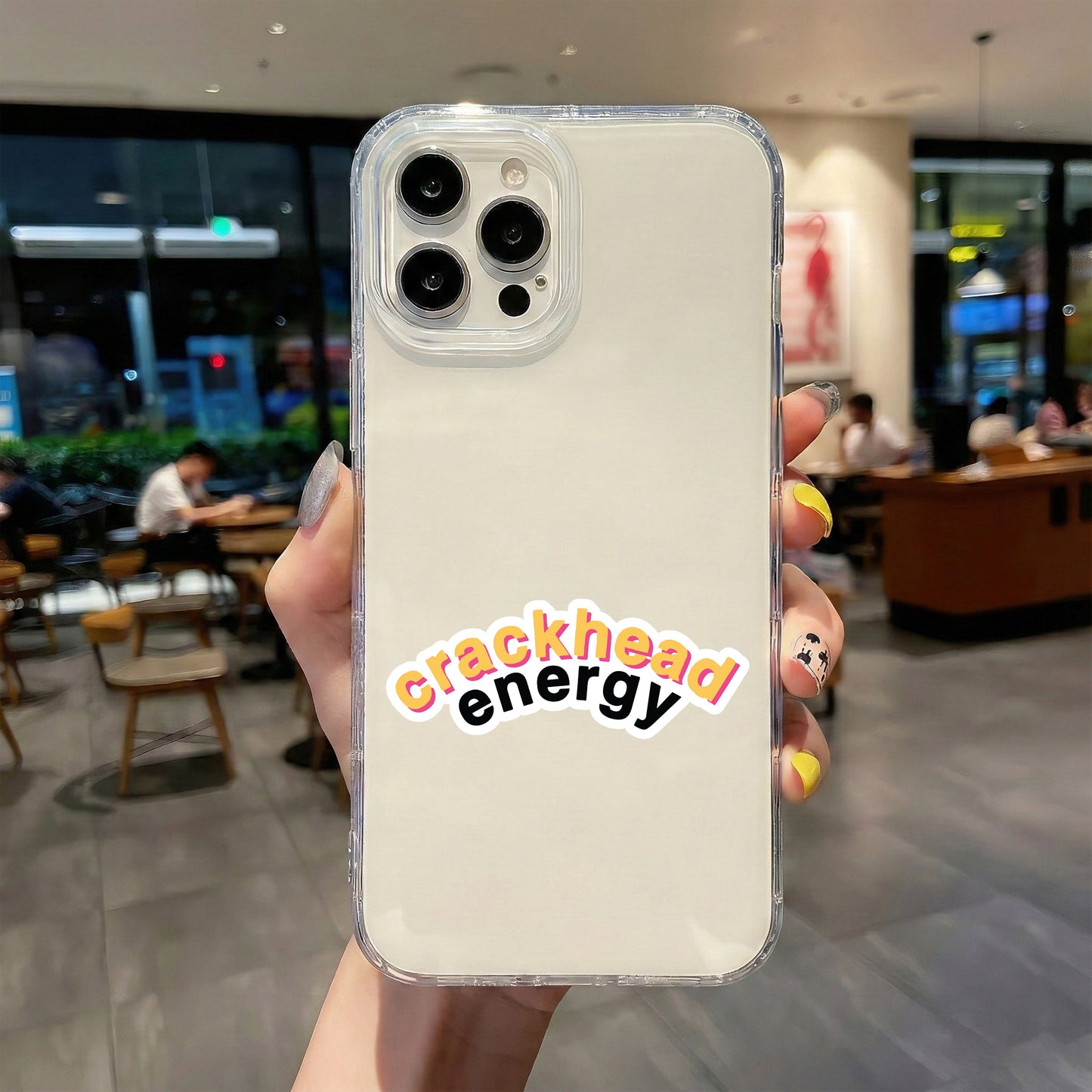 CRACKHEAD ENERGY - FULL TASHAN STICKER