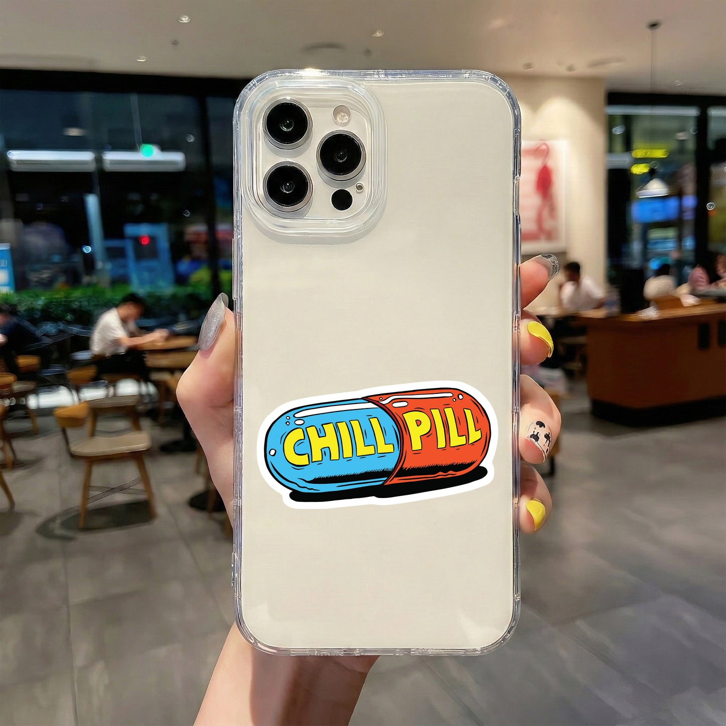 CHILL PILL LO, BAKLOL MAT BANO STICKER