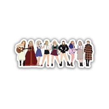 Eras Lineup Squad – Taylor Swift Sticker