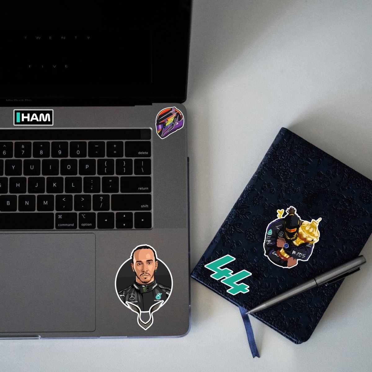 LEWIS HAMILTON MINI STICKERS SHEET