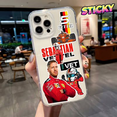 SEBASTIAN VETTEL MINI STICKERS SHEET