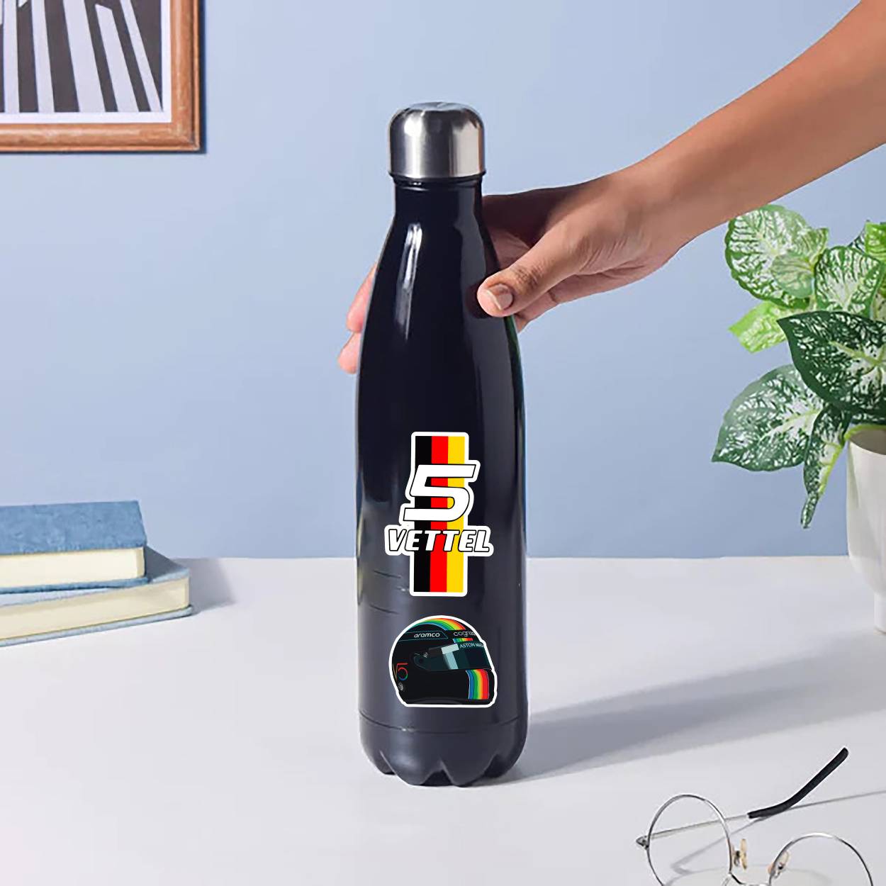 SEBASTIAN VETTEL MINI STICKERS SHEET - stickyfunk premium stickers