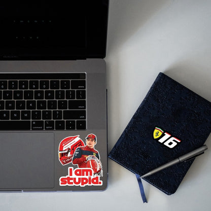 CHARLES LECLERC MINI STICKERS SHEET - stickyfunk premium stickers