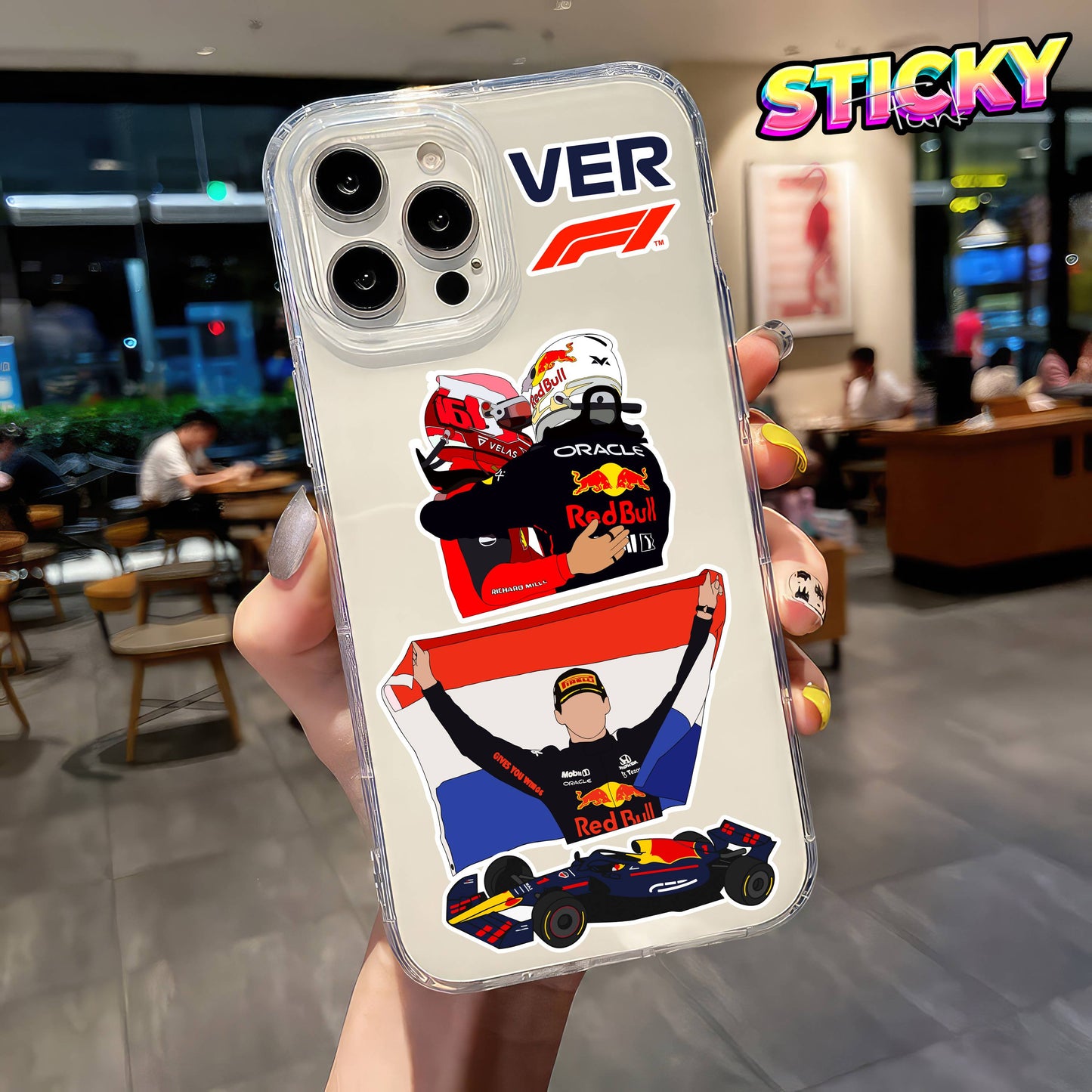 MAX VERSTAPPEN MINI STICKERS SHEET
