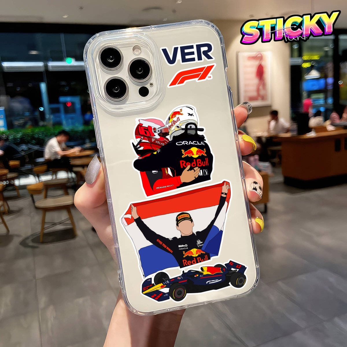MAX VERSTAPPEN MINI STICKERS SHEET - stickyfunk premium stickers
