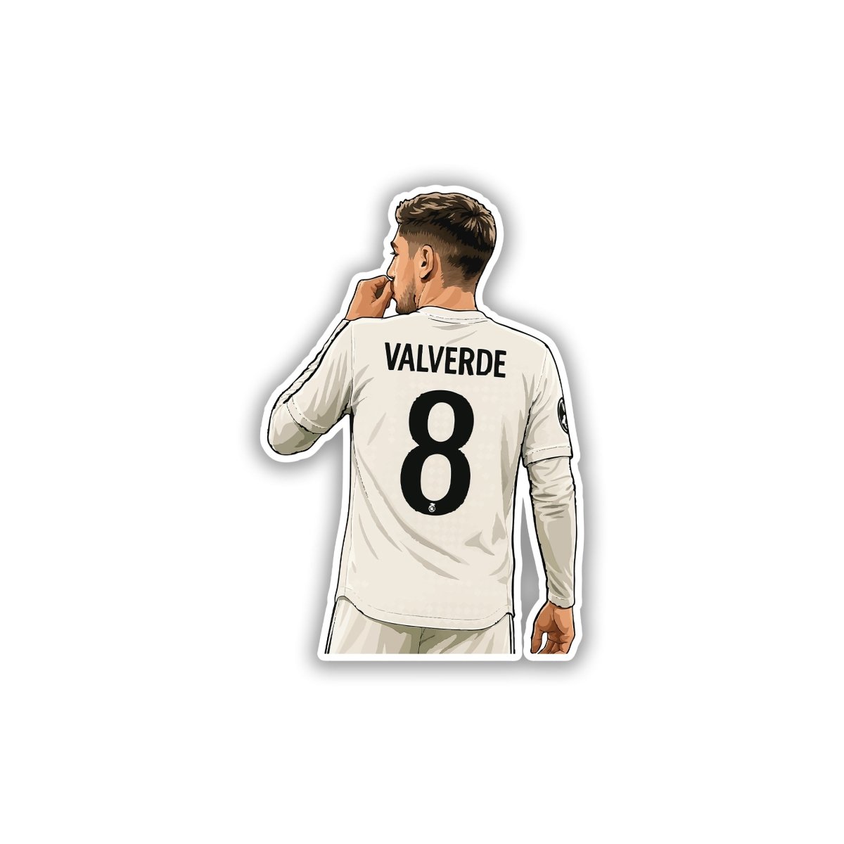 VALVERDE - MADRID'S TIRELESS FALCON - stickyfunk premium stickers