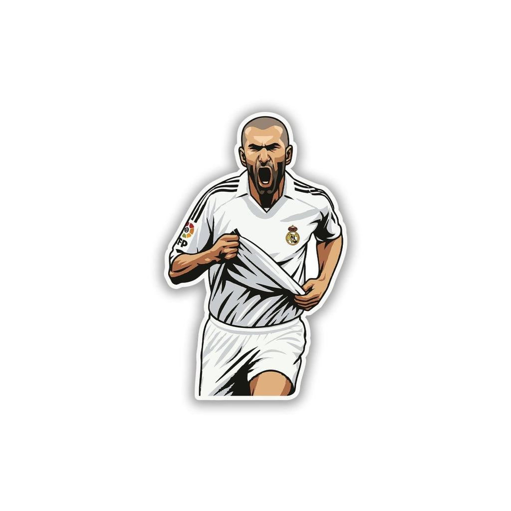 ZIDANE - MADRID PRIDE UNLEASHED - stickyfunk premium stickers