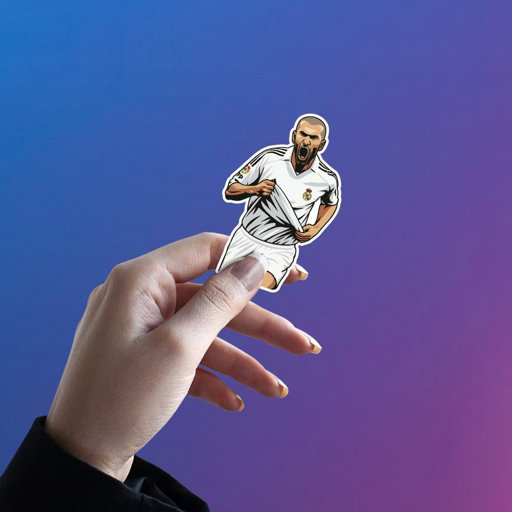 ZIDANE - MADRID PRIDE UNLEASHED - stickyfunk premium stickers
