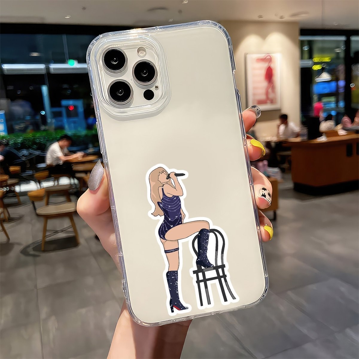 Chair Glitter Performance – Taylor Swift Sticker